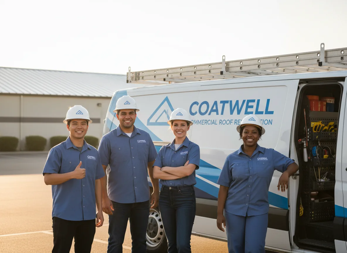 Commercial roof coating company in Elizabeth, LA